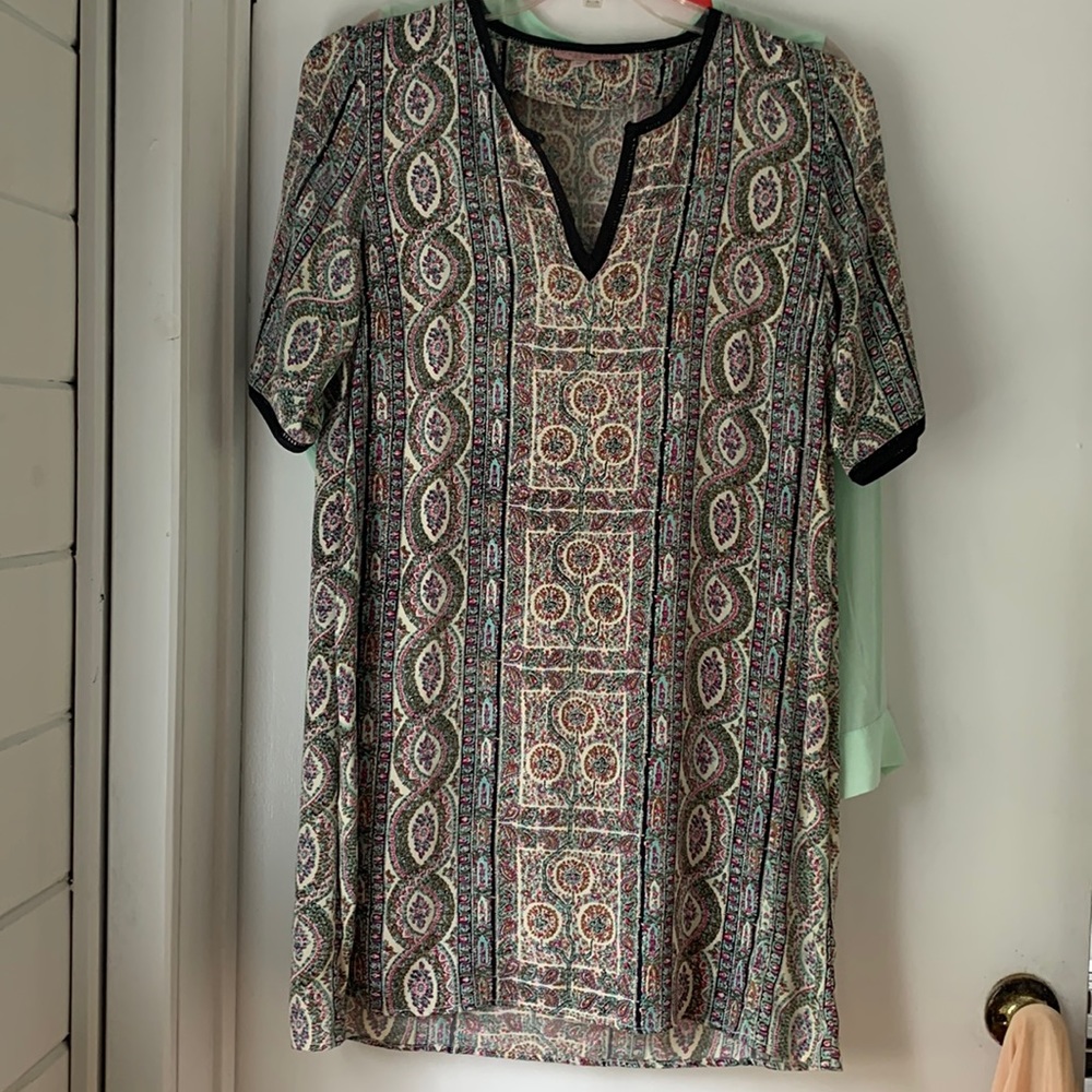 Calypso St. Barth 100% print Silk Dress